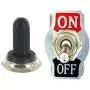 Etopars 3 X Heavy Duty 20A 125V 15A 250V SPST 2 Terminal Pin ON/OFF Rocker Toggle Switch Flick Metal Waterproof Cap Knob Etopars 3 X Heavy Duty 20A 125V 15A 250V SPST 2 Terminal Pin ON/OFF Rocker Toggle Switch Flick Metal Waterproof Cap Knob