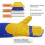 RAPICCA 16 Inches,932℉, Leather Forge/Mig/Stick Welding Gloves Heat/Fire Resistant, Mitts for Oven/Grill/Fireplace/Furnace/Stove/Pot Holder/Tig Welder/Mig/BBQ/Animal handling glove with 16 inches Extra Long Sleeve– Blue