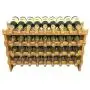 DECOMIL - 36 Bottle Stackable Modular Wine Rack Wine Storage Rack Solid Bamboo Wine Holder Display Shelves, Wobble-Free (Four-Tier, 36 Bottle Capacity) DECOMIL - 36 Bottle Stackable Modular Wine Rack Wine Storage Rack Solid Bamboo Wine Holder Display Shelves, Wobble-Free (Four-Tier, 36 Bottle Capacity)
