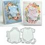 BUZHI 2 Pieces Cutting Dies Metal Baby Clothes Die Embossing Stencils for Baby Shower Invitation Card Paper DIY Craft Decoration
