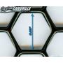 CCG 16''x48'' Perforated Hex Grill Mesh Sheet - Gloss Black