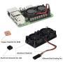 LANDZO Raspberry Pi 3 B+ Dual Fan with Heatsink … (for 3B+)