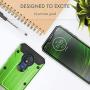Motorola Moto G7 Power Case, Evocel [Explorer Series Pro] Premium Full Body Case with Glass Screen Protector, Belt Clip Holster, Metal Kickstand for Motorola Moto G7 Power (XT1955), Green