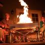 Pop-Up Fire Pit | Portable and Lightweight | Fullsize 24 Inch | Weight 8 lbs. | Never Rust Fire Pit | Included Heat Shield for Leave No Trace Fires (Pop-Up Fire Pit + Heat Shield)