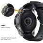 FitTurn Compatible with Gear S3 Frontier SM-R760 Case,Soft TPU Fashion Metal Color Frame Shock Resistant Proof Cover Protector Shell for Samsung Gear S3 Frontier SM-R760, Galaxy Watch 46mm SM-R800