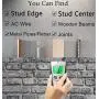 Stud Finder Sensor Wall Scanner -4 in 1 Electronic Stud Posi Tioner with Digital LCD Display, Central Positioning Stud Sensor and Sound Alarm are Display for Wood AC Wire Metal Studs Detection