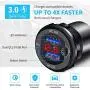 2-Pack Quick Charger 3.0 Dual USB Car Charger Socket with Voltmeter & Switch, Metal Waterproof 36W 12V Power Outlet Fast Charger for Car Boat Marine ATV Truck and More (Red) 2-Pack Quick Charger 3.0 Dual USB Car Charger Socket with Voltmeter & Switch, Metal Waterproof 36W 12V Power Outlet Fast Charger for Car Boat Marine ATV Truck and More (Red)