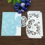 Metal Die Cuts Butterfly Greeting Card,Cutting Dies for Card Making,Embossing Dies for Scrapbooking DIY Album Paper Cards Art Craft Decoration for Mothers Day Valentines Day,5.16x4.18 inch