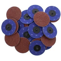 ABN Aluminum Oxide Sanding Discs 25-Pack, 3in, 24 Grit - Metal Sanding Wheels for Surface Prep and Finishing Work