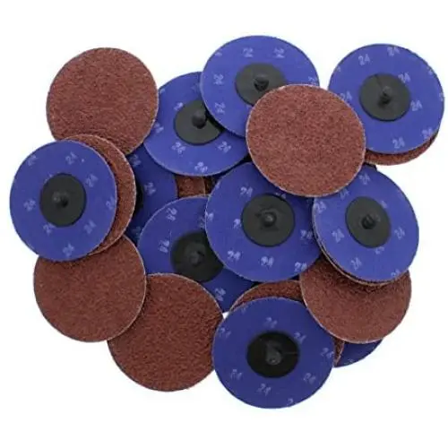 ABN Aluminum Oxide Sanding Discs 25-Pack, 3in, 24 Grit - Metal Sanding Wheels for Surface Prep and Finishing Work ABN Aluminum Oxide Sanding Discs 25-Pack, 3in, 24 Grit - Metal Sanding Wheels for Surface Prep and Finishing Work