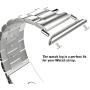 MoKo Lugs/Connectors/Clasps Compatible with Apple Watch 38mm 40mm Series 6/5/4/3/2/1/SE, Watch Band Replaceable Metal Connection Adapter(Not Fit 42mm 44mm Versions), Silver