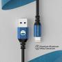 Extra Long USB A to Lightning Cable 3Pack MFi-Certified for iPhone Charger 10 ft Cable,Charging Cord 10 Foot Compatible iPhone 12 11 Pro X XS Max XR/8 Plus/7 Plus/6/6s Plus/5s /5c/iPad Mini Air(Blue)