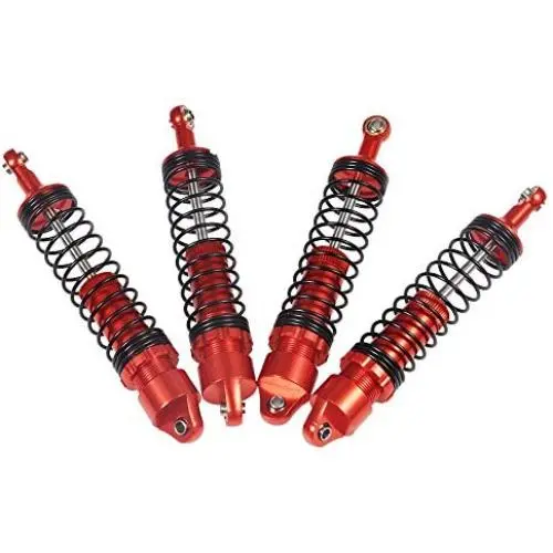 Red 90mm/100mm/110mm/120mm Alloy Aluminum Shock Absorber Damper for 1/10 RC Car Truck Parts D90 Axial SCX10 (100mm) Red 90mm/100mm/110mm/120mm Alloy Aluminum Shock Absorber Damper for 1/10 RC Car Truck Parts D90 Axial SCX10 (100mm)