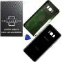 CELL4LESS Replacement Back Glass Cover Back Battery Door w/Pre-Installed Adhesive Samsung Galaxy S8 OEM - All Models G950 All Carriers- 2 Logo - OEM Replacement (Midnight Black) CELL4LESS Replacement Back Glass Cover Back Battery Door w/Pre-Installed Adhesive Samsung Galaxy S8 OEM - All Models G950 All Carriers- 2 Logo - OEM Replacement (Midnight Black)