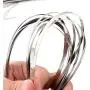 AConnet 11.8 Inch Stainless Steel Zip Ties 100PCS Metal Self Locking Exhaust Cable Zip Ties for Automotive Parts, Home Repair, Computer Repair