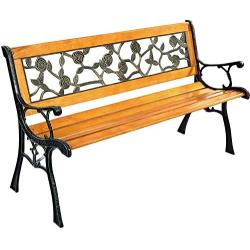 Park Bench Garden Metal Outdoor Furniture Benches Clearance for Patio Yard