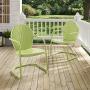 Crosley Furniture CO1001A-KL Griffith Retro Metal Outdoor Chair, Key Lime