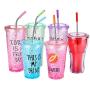 ALINK 12-Pack Stainless Steel Metal Straws with Silicone Tips, Long Reusable Drinking Straws for 20oz/ 30oz Yeti/Rtic Tumblers, Starbucks, Tervis with 2 Cleaning Brush and Carrying Case