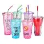 ALINK 12-Pack Stainless Steel Metal Straws with Silicone Tips, Long Reusable Drinking Straws for 20oz/ 30oz Yeti/Rtic Tumblers, Starbucks, Tervis with 2 Cleaning Brush and Carrying Case