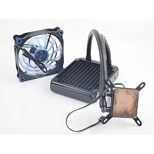 CPU water cooling fan radiator 120mm single drain cooling heat sink integrated computer CPU Dissipate heat set