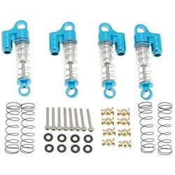 Binchil for Axial SCX24 90081 1/24 RC Crawler Car Upgrade Parts Metal Shock Absorber Damper Accessories,BU