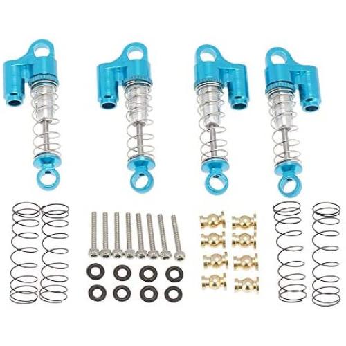 Binchil for Axial SCX24 90081 1/24 RC Crawler Car Upgrade Parts Metal Shock Absorber Damper Accessories,BU