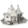fascinations Metal Earth 3D Metal Model Kits - Harry Potter Set of 5 - The Burrow - Hogwarts Express Train - Hagrids Hut - Golden Snitch - Gringotts Dragon