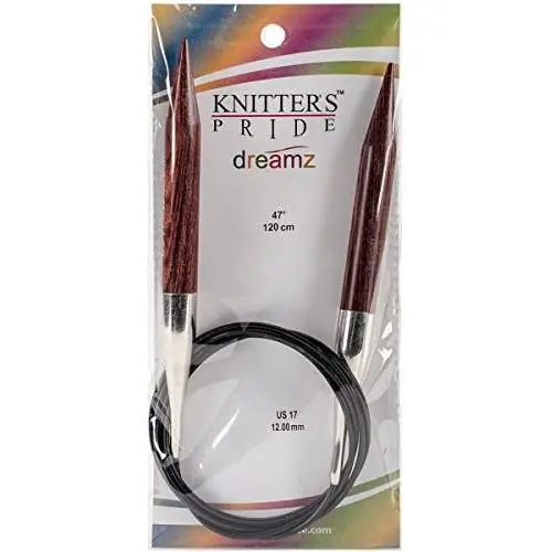 Knitters Pride Dreamz Circular 47 inch (120cm) Knitting Needles Size US 17 (12.0mm) 200338