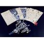 Microworld 3D Metal Puzzle Mechanical Pilot 1 Spacecraft DIY Assemble Model Kit Laser Cut Jigsaw Toy - D030