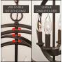 Kira Home Orbits 18'' 4-Light Modern Farmhouse Orb/Globe Pendant Chandelier + Pivoting Interlocking Rings, Adjustable Height, Hand Painted Trim + Antique Bronze Finish