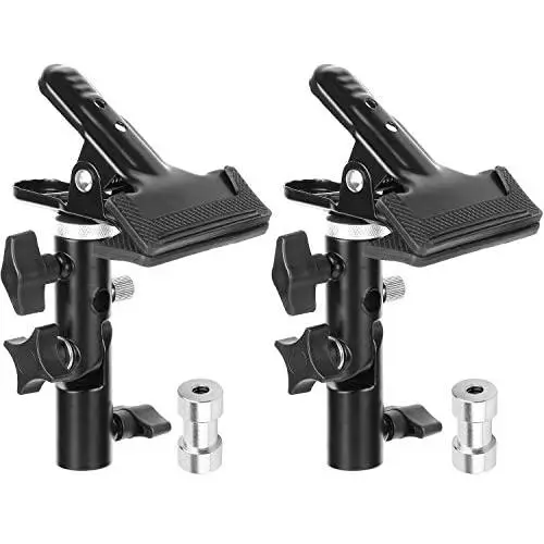 Anwenk Reflector Stand Holder Light Stand Bracket Mount Umbrella Bracket Photography Studio Heavy Duty Metal Clamp Holder for Reflector 2Pack Anwenk Reflector Stand Holder Light Stand Bracket Mount Umbrella Bracket Photography Studio Heavy Duty Metal Clamp Holder for Reflector 2Pack