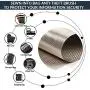 Faraday Fabric-EMI RFID Shielding-Block WiFi/RF Anti-Radiation Military Grade for Radiowave Microwave and Radiation Protection Nickel Copper Fabric, Emf Protection Fabric 36''x44'' inch