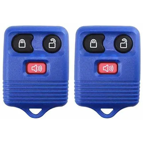 2 KeylessOption Blue Replacement 3 Button Keyless Entry Remote Control Key Fob Clicker 2 KeylessOption Blue Replacement 3 Button Keyless Entry Remote Control Key Fob Clicker