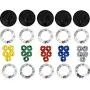 Ultra Durable KN002 RKE Universal Electric Range Knob Kit Replacement by Blue Stars - Exact Fit for Many Range/Oven Brands - Replaces AP5641247 MA-XP6 RK103