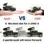 JQGT Diecast Military Vehicles Army Toy 6 in 1 Assorted Metal Model Cars Fighter Tank Attack Helicopter Panzer Playset for Kids Toddlers