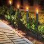 Vehipa Outdoor Torches/Patio Flame Metal Torch - Set of 4, Backyard Torch with Snuffer Covers for Garden Decorating,Parties(45 in) Vehipa Outdoor Torches/Patio Flame Metal Torch - Set of 4, Backyard Torch with Snuffer Covers for Garden Decorating,Parties(45 in)
