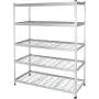 Amazon Basics Heavy Duty Storage Shelving Unit - Single Post, High-Grade Aluminum