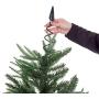 [Christmas Tree Topper Holder] - Twist-on Holiday Universal Tree Topper Stabilizer Fits All Base Types- Metal Green Support Rod with Adjustable attachments to stabilize Seasonal Treetop Ornaments