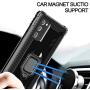 PULEN for Samsung Galaxy Note 20 Case with Camera Lens Screen Protector [1 Pack],Hybrid Armor Metal Ring Holder Magnetic Car Mount,Full Encirclement Shockproof Sturdy Bumper Protective Cover (Black)