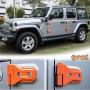 LAIKOU 8PCs Door Hinge Cover Decor Trim Exterior Protection Accessories Fit for 2018-2021 Jeep Wrangler JL JLU & Gladiator JT (Orange) LAIKOU 8PCs Door Hinge Cover Decor Trim Exterior Protection Accessories Fit for 2018-2021 Jeep Wrangler JL JLU & Gladiator JT (Orange)