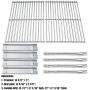 Direct Store Parts Kit DG145 Replacement for Sunbeam, Nexgrill, Grill Master 720-0697 Gas Grill Parts Kit (Stainless Steel Burner + Stainless Steel Heat Plate + Solid Stainless Steel Cooking Grid)