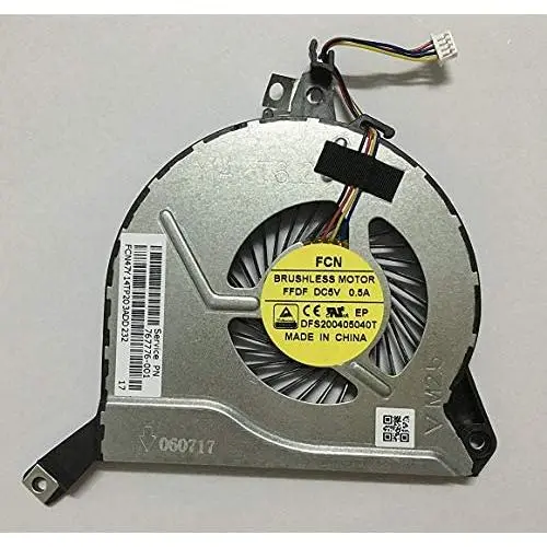 Hk-Part CPU Cooling Fan for HP Pavilion 767776-001 767706-001 773447-001 767712-001 773384-001 Notebook PC Hk-Part CPU Cooling Fan for HP Pavilion 767776-001 767706-001 773447-001 767712-001 773384-001 Notebook PC