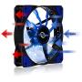 CONISY 120 mm Computer Case Cooling Fan Ultra Quiet LED PC Gaming High Airflow Fans (Blue)