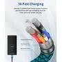 USB C to USB C 60W Fast Charging Cable, JSAUX[2-Pack 10ft+3.3ft] Type C Charger Cord Compatible with Samsung Galaxy S20 /Note 20 10, MacBook Air/Pro 13, iPad Pro 2020, Pixel 2/3/4 XL, etc- Green