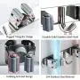 Broom and Mop Holder Stainless Steel Wall Mounted,Metal Mop Broom Holder Organizer Storage Rack Wall Mount, Cleaning Tool Holder Organizer with 3 Clips 4 Hooks(2Pack) Broom and Mop Holder Stainless Steel Wall Mounted,Metal Mop Broom Holder Organizer Storage Rack Wall Mount, Cleaning Tool Holder Organizer with 3 Clips 4 Hooks(2Pack)