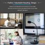 USB Computer Microphone with Mute Button, Plug&Play Condenser, Desktop, PC, Laptop, Mac, PS4 Mic -360 Gooseneck Design -Recording, Dictation, YouTube, Gaming, Streaming (Omnidirectional-JV601PRO)
