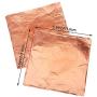 Shappy 100 Pieces Imitation Leaf for Gilding Crafting, Arts Project, Furniture Decoration, 5.5 by 5.5 Inches (Rose Gold)