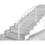 Metty Metal Outdoor Stair Railing, Handrails for Outdoor Steps 5 Step Handrail Fits 1 to 5 Steps Transitional Handrail with Stair Railing Kit(White) Metty Metal Outdoor Stair Railing, Handrails for Outdoor Steps 5 Step Handrail Fits 1 to 5 Steps Transitional Handrail with Stair Railing Kit(White)