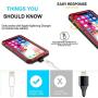 iPhone Xs Case,iPhone X Case,Marrkey 360 Full Body Protective Cover Heavy Duty Shockproof [Tough Armour] Aluminum Alloy Metal Case with Silicone Built-in Screen Protector for iPhone X/XS - Red