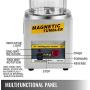 BestEquip KT-185CGT00000001V1 Tumbler 2000 RPM Finisher 7.3 inch Magnetic Polisher with Adjustable Speed for Jewelry (KT185)